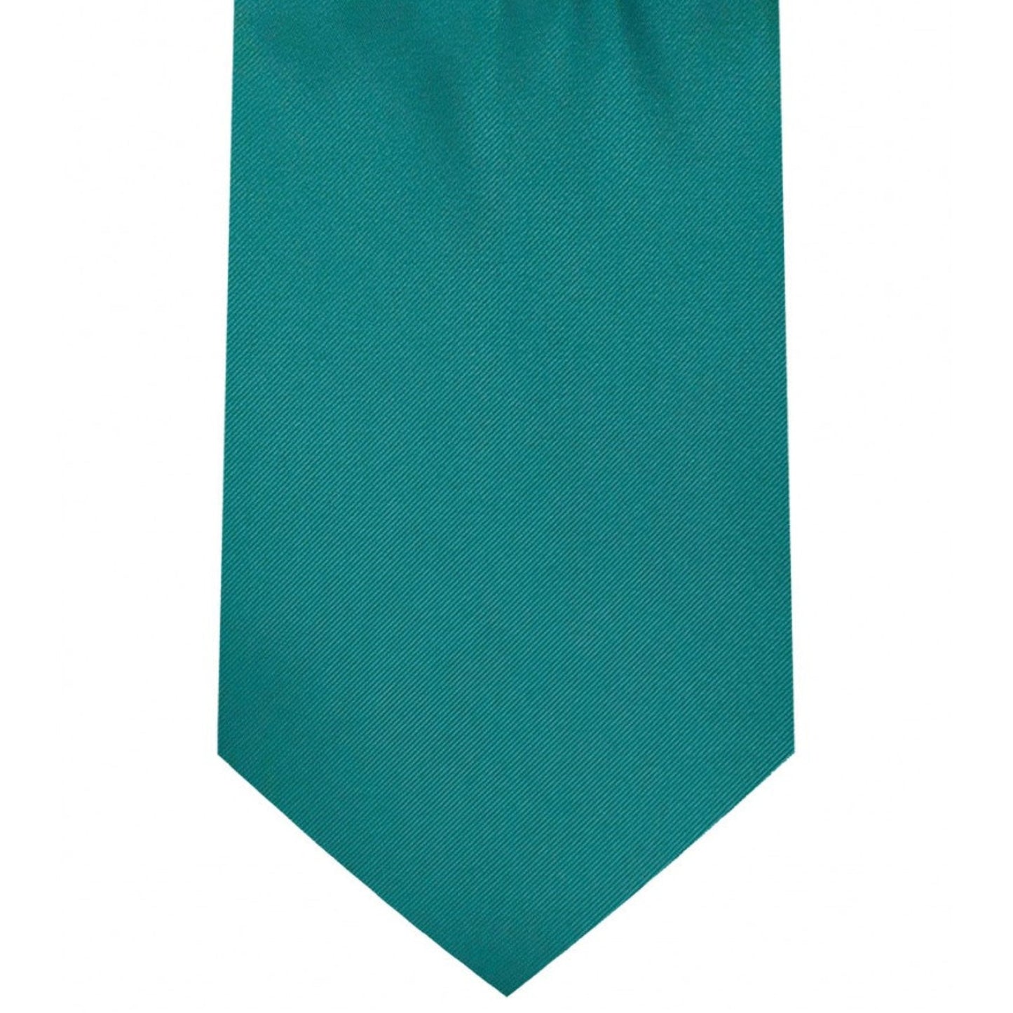 Classic Teal Tie Regular width 3.5 inches With Matching Pocket Square | KCT Menswear