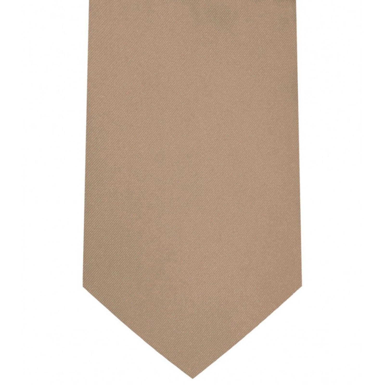 Classic Rose Gold Tie Regular width 3.5 inches With Matching Pocket Square | KCT Menswear