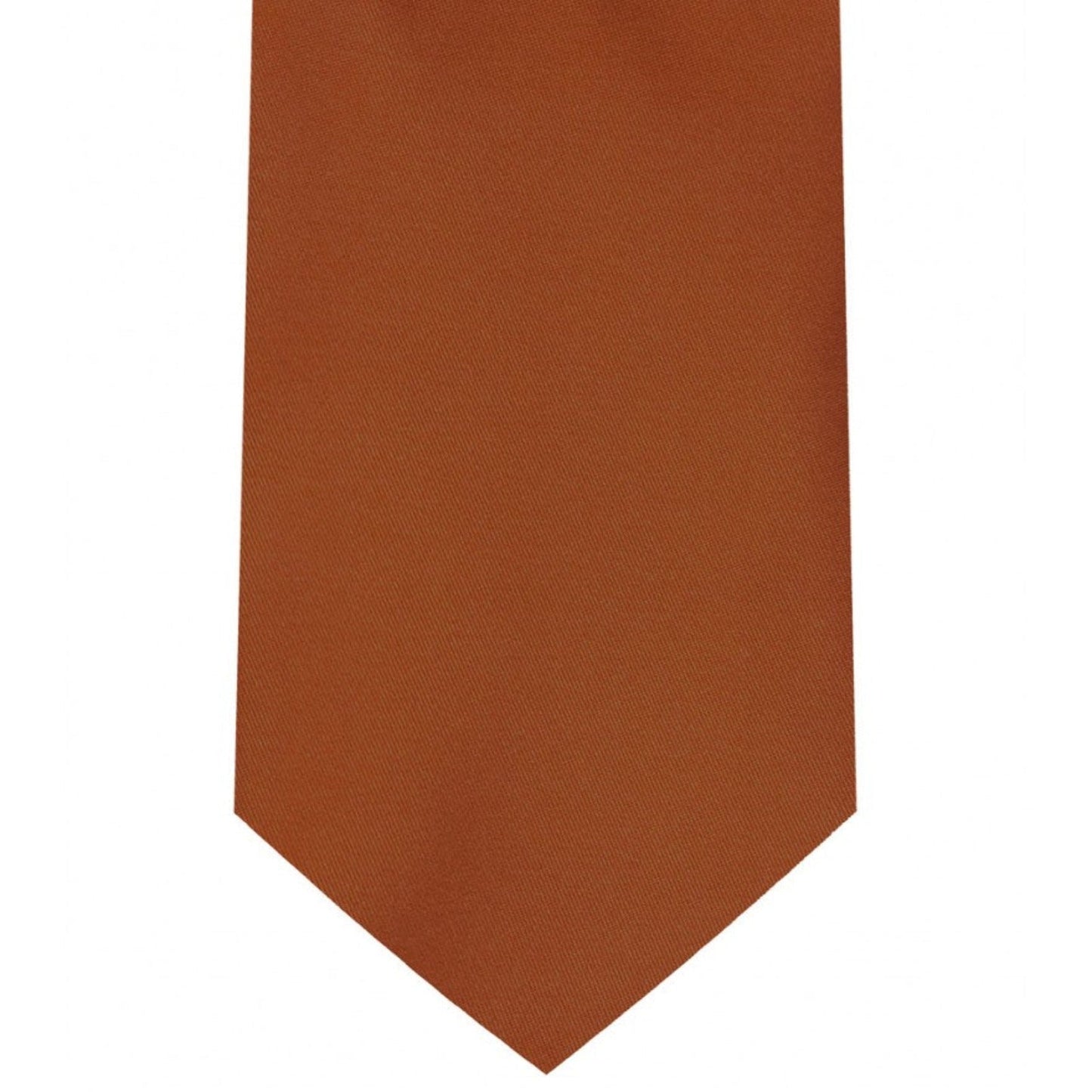 Classic Cinnamon Tie Regular width 3.5 inches With Matching Pocket Square | KCT Menswear