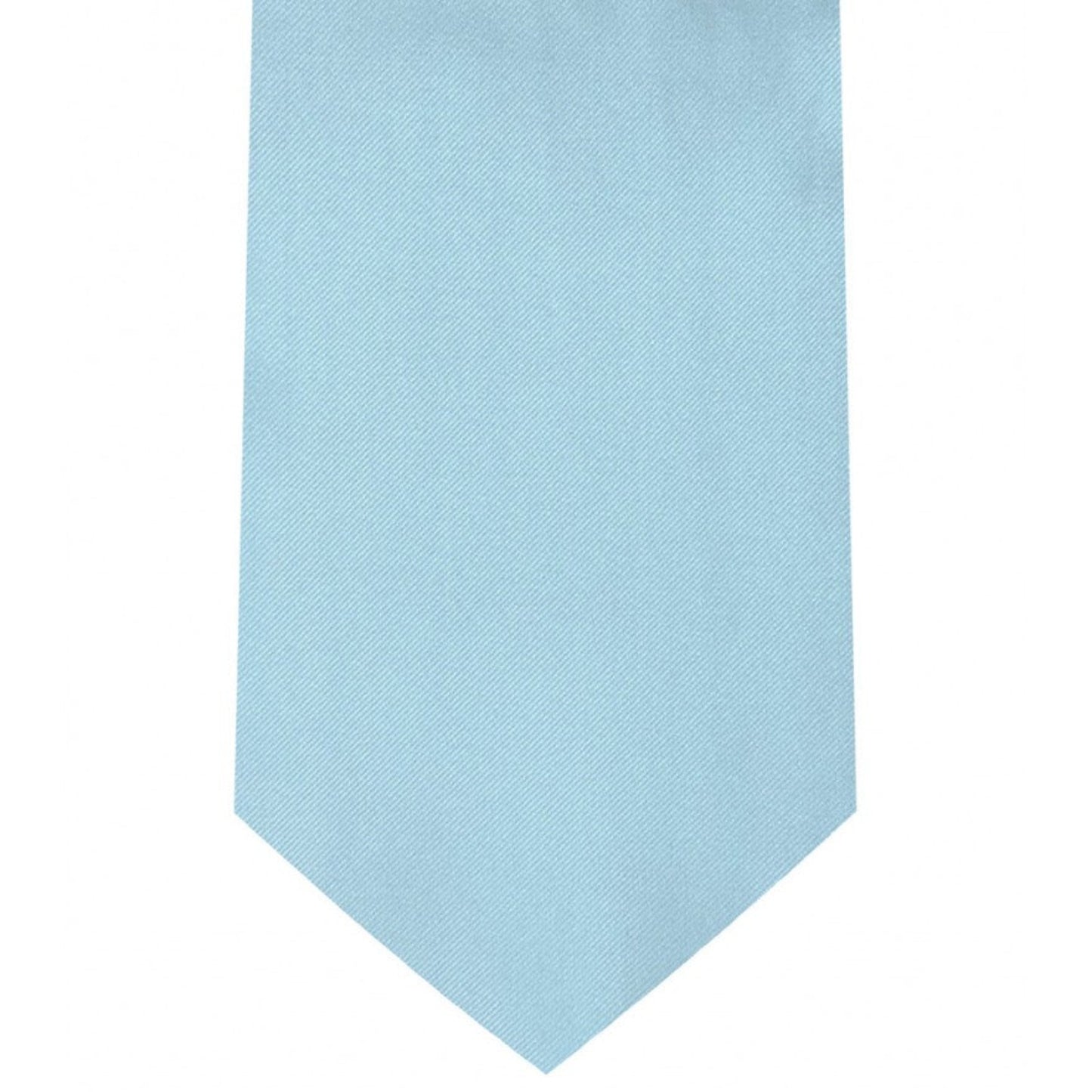 Classic Powder Blue Tie Regular width 3.5 inches With Matching Pocket Square | KCT Menswear 