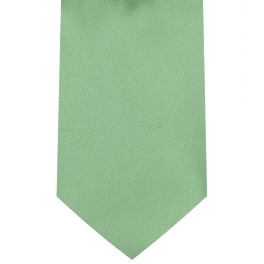 Classic Mint Tie Regular width 3.5 inches With Matching Pocket Square | KCT Menswear