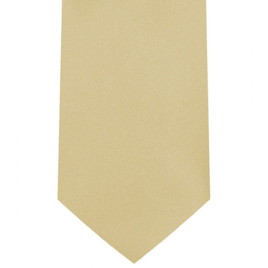 Classic Beige Tie Regular width 3.5 inches With Matching Pocket Square | KCT Menswear