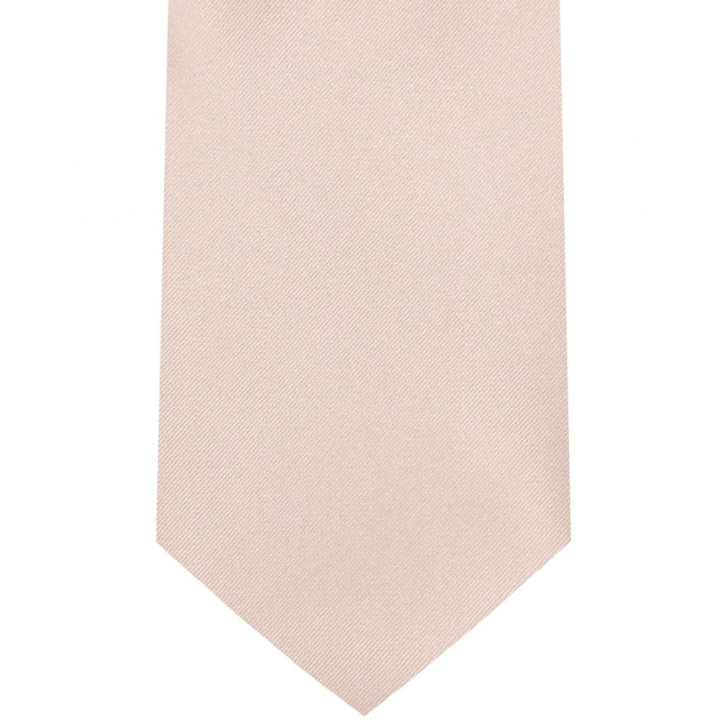 Classic Light Blush Tie Regular width 3.5 inches With Matching Pocket Square | KCT Menswear 