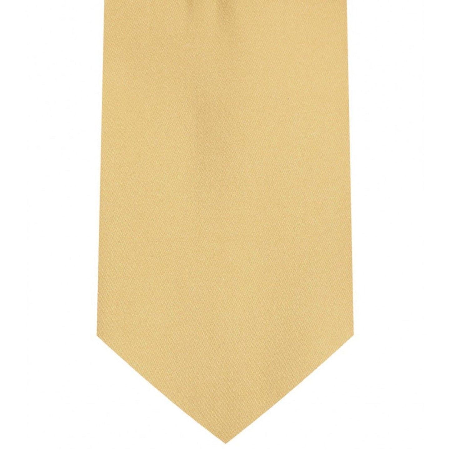 Classic Gold Tie Regular width 3.5 inches With Matching Pocket Square | KCT Menswear