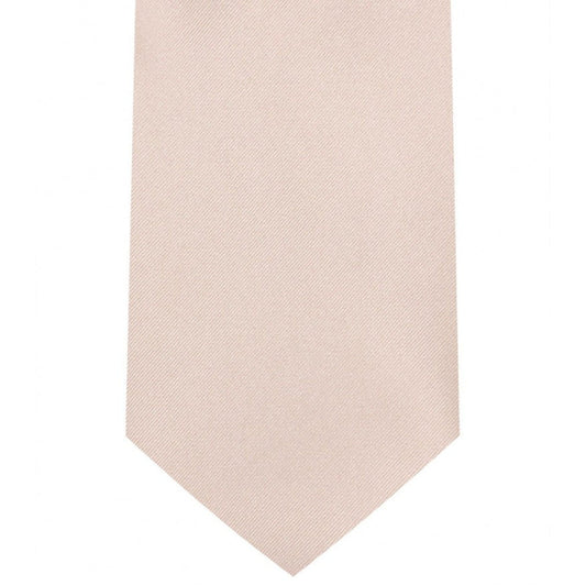 Classic Light Blush Tie Regular width 3.5 inches With Matching Pocket Square | KCT Menswear 