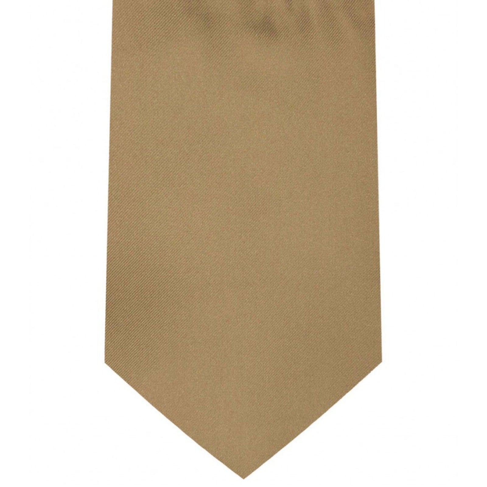 Classic Taupe Tie Regular width 3.5 inches With Matching Pocket Square | KCT Menswear 