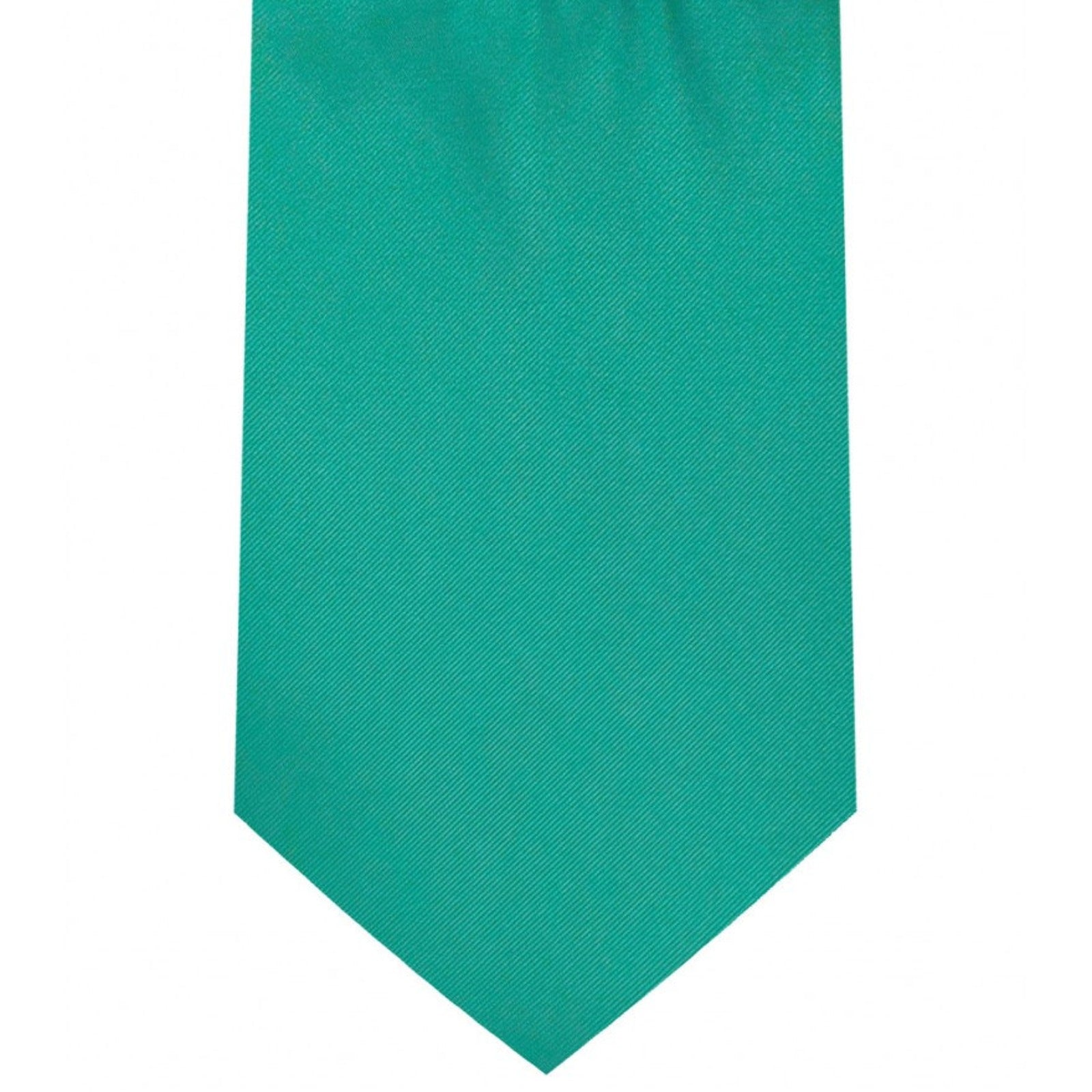 Classic Mermaid Green Tie Regular width 3.5 inches With Matching Pocket Square | KCT Menswea