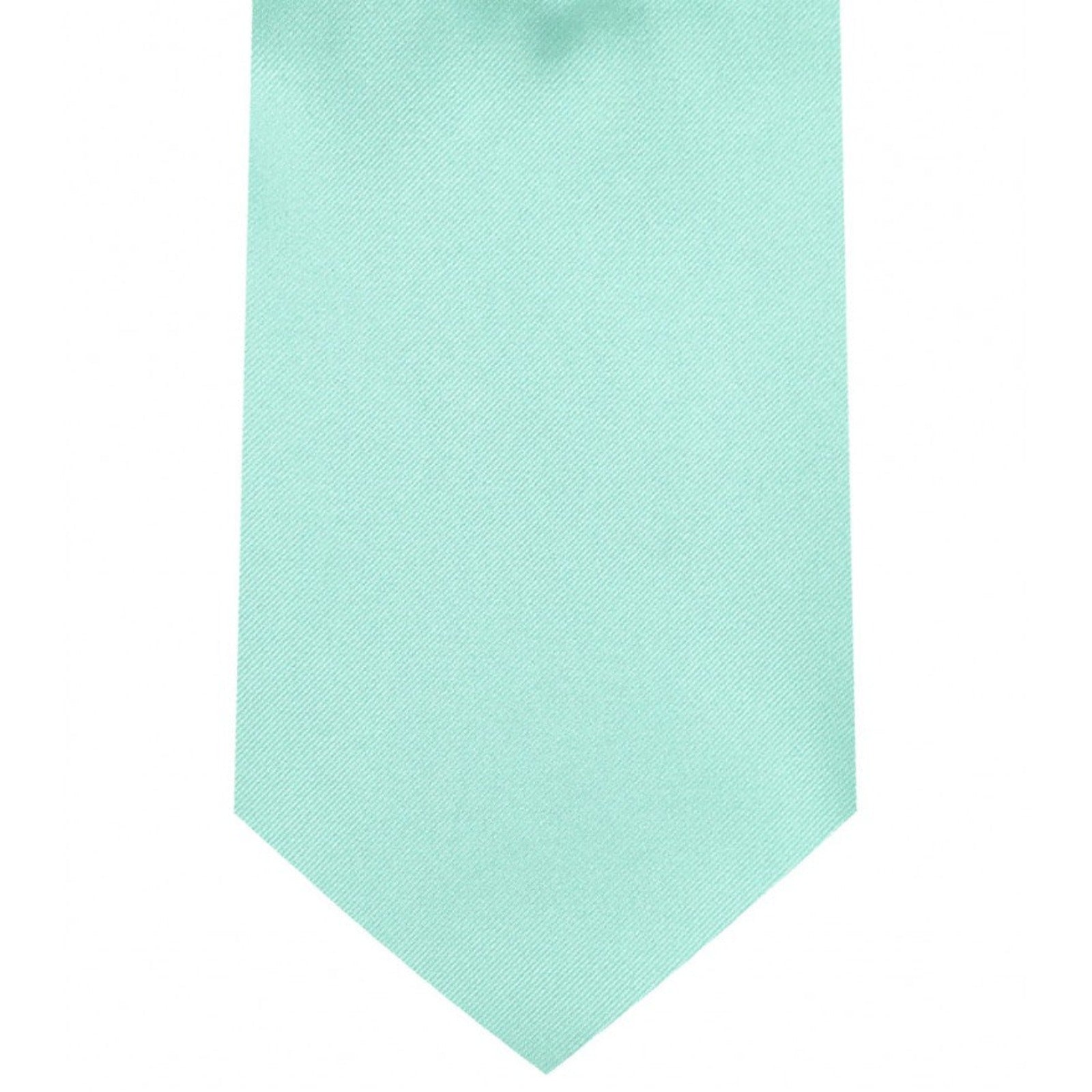 Classic Aqua Tie Regular width 3.5 inches With Matching Pocket Square | KCT Menswear