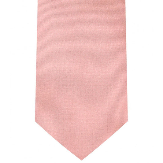 Classic Dusty Rose Tie Regular width 3.5 inches With Matching Pocket Square | KCT Menswear
