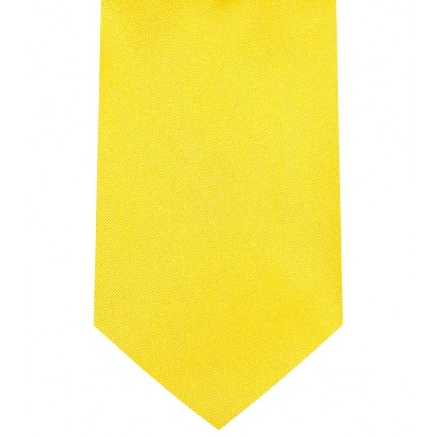 Classic YellowTie Regular width 3.5 inches With Matching Pocket Square | KCT Menswear 