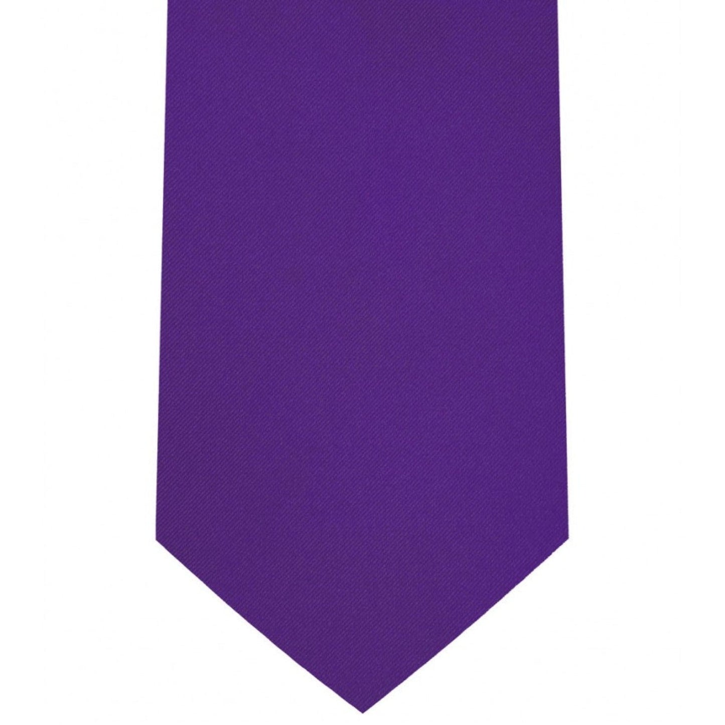 Classic Medium Purple Tie Regular width 3.5 inches With Matching Pocket Square | KCT Menswear 