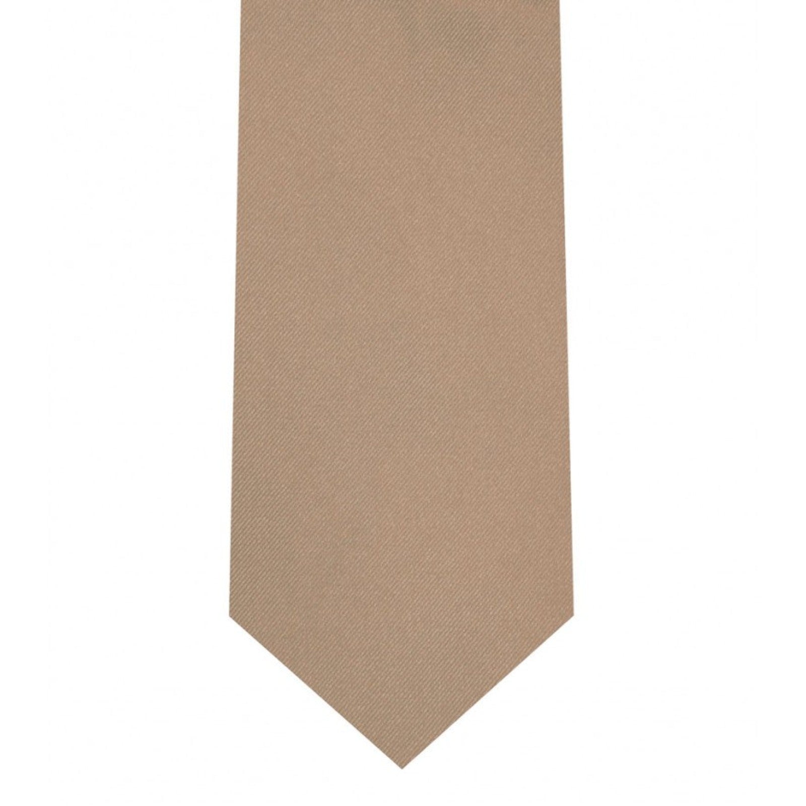 Classic Rose Gold Tie Skinny width 2.75 inches With Matching Pocket Square | KCT Menswear