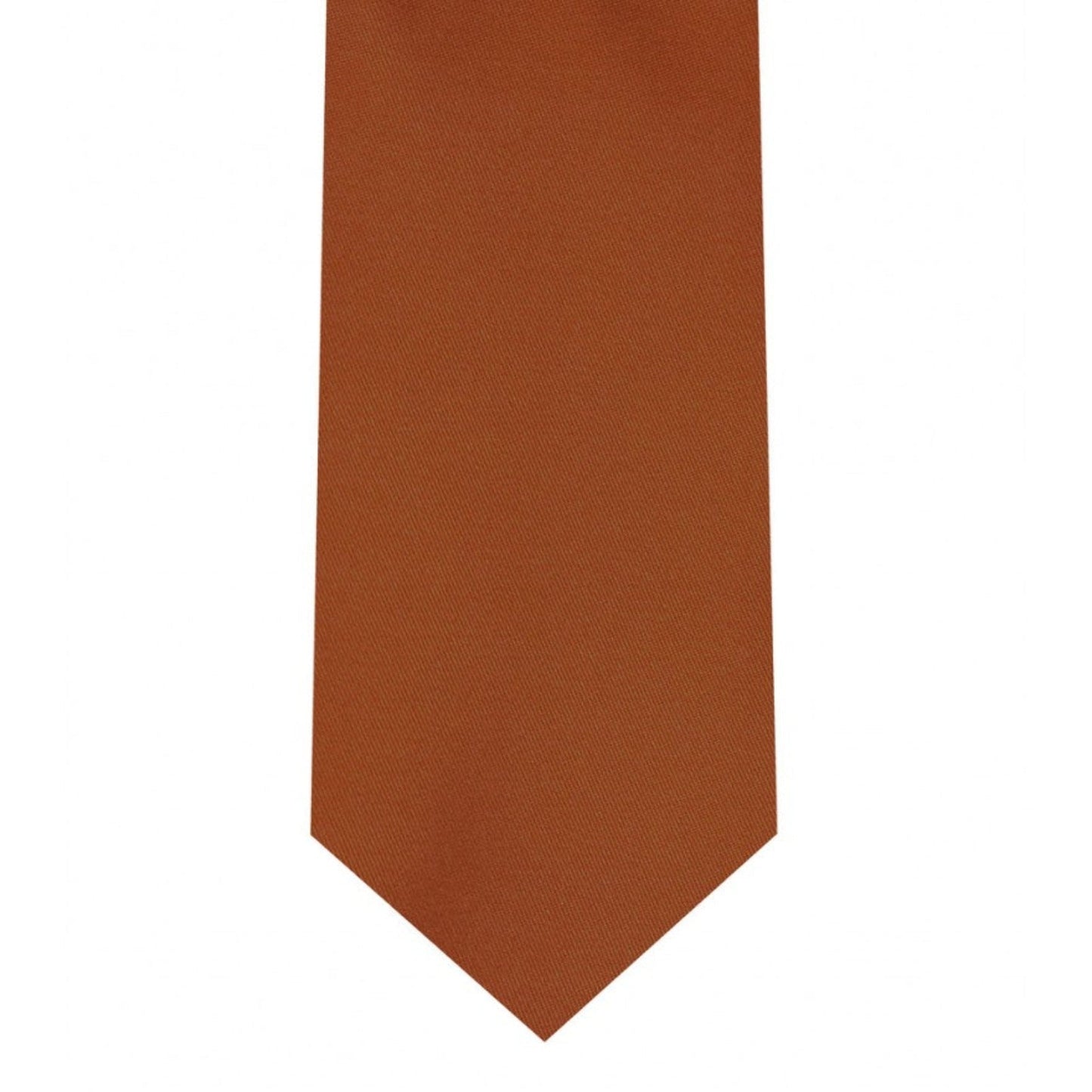Classic Cinnamon Tie Skinny width 2.75 inches With Matching Pocket Square | KCT Menswear