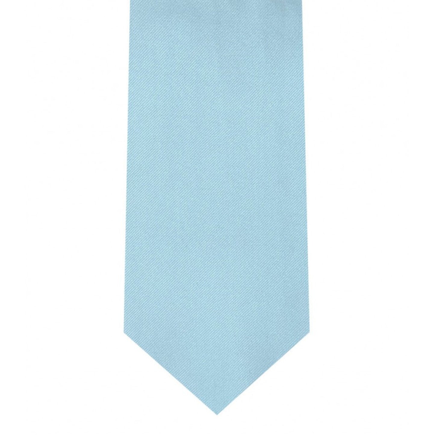Classic Powder Blue Tie Skinny width 2.75 inches With Matching Pocket Square | KCT Menswear