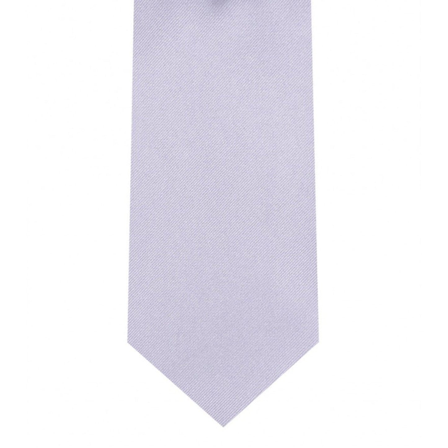 Classic Light Lilac Tie Skinny width 2.75 inches With Matching Pocket Square | KCT Menswear