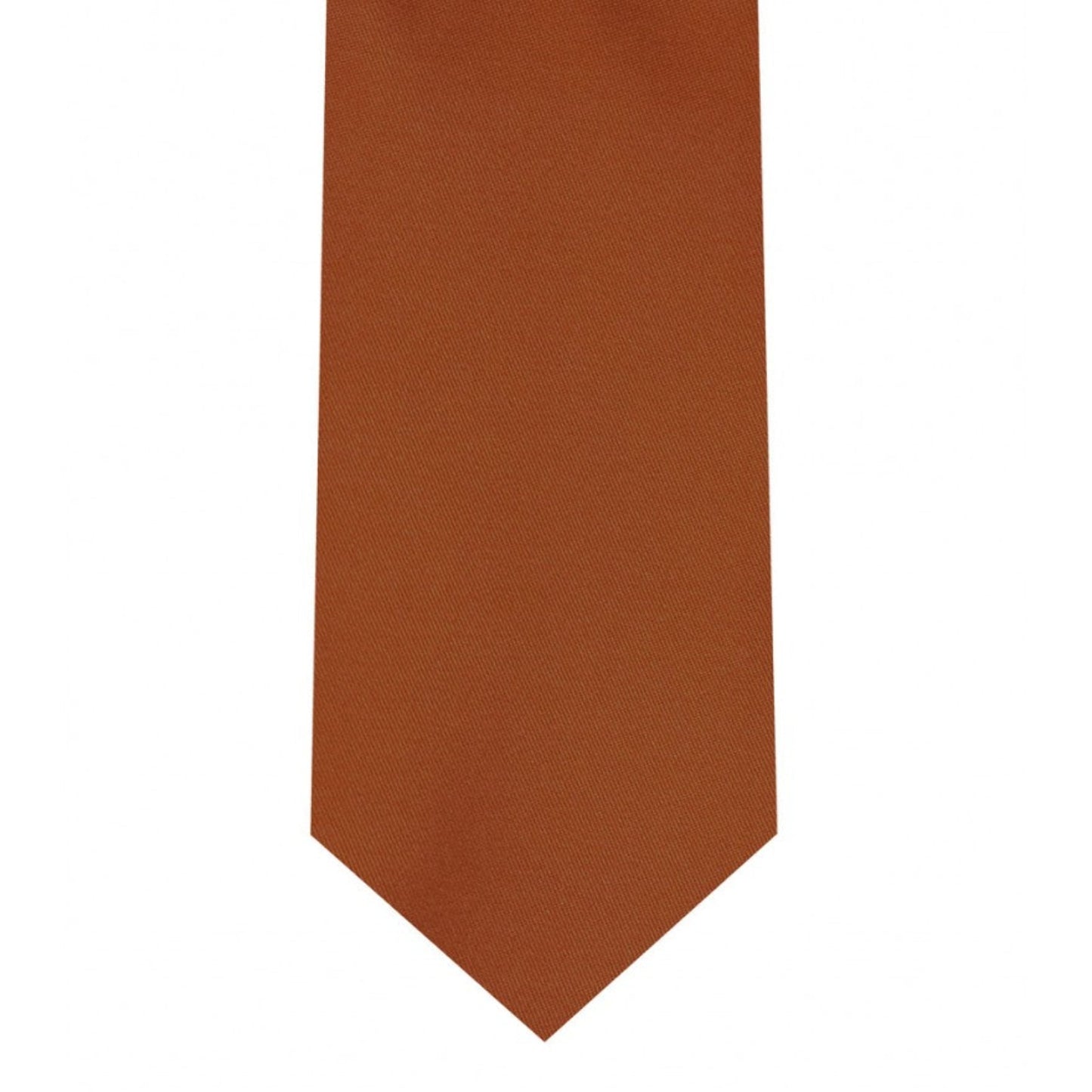 Classic Cinnamon Tie Skinny width 2.75 inches With Matching Pocket Square | KCT Menswear