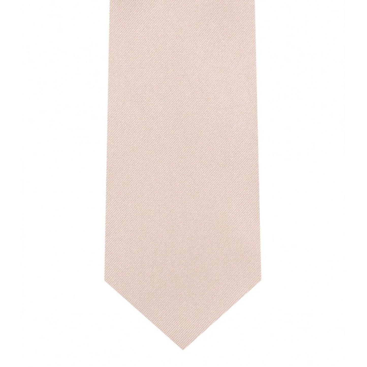 Classic Light BlushTie Skinny width 2.75 inches With Matching Pocket Square | KCT Menswear