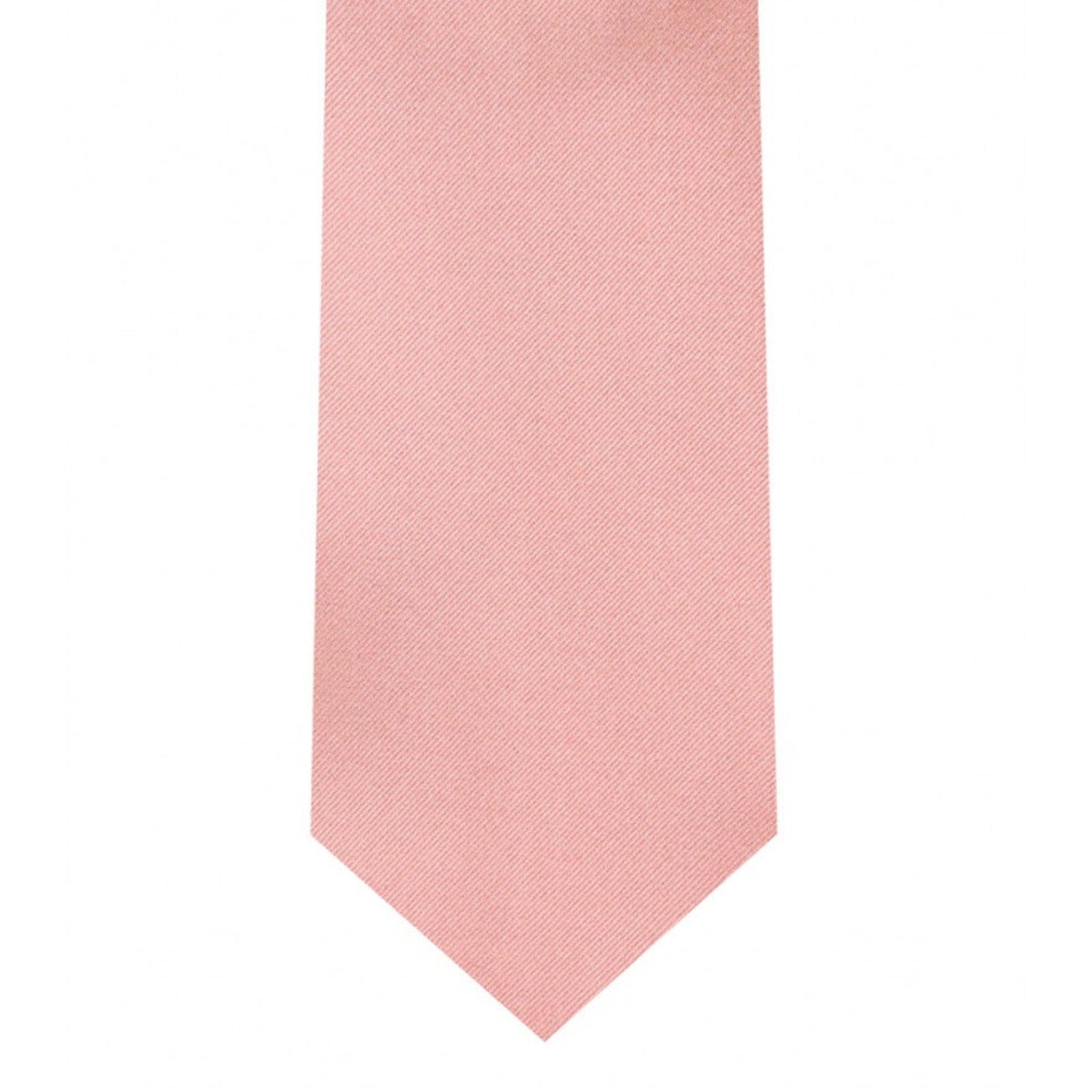 Classic Dusty Rose Tie Skinny width 2.75 inches With Matching Pocket Square | KCT Menswear