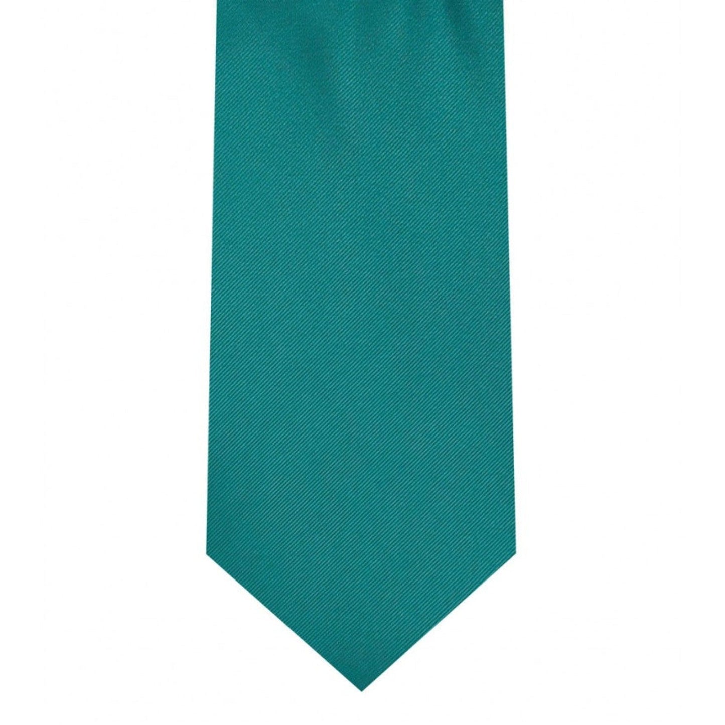 Classic Teal Tie Skinny width 2.75 inches With Matching Pocket Square | KCT Menswear