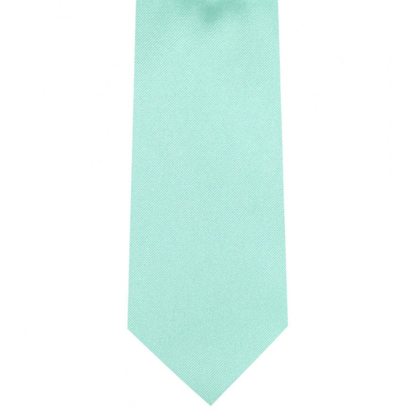 Classic Aqua Tie Ultra Skinny tie width 2.25 inches With Matching Pocket Square | KCT Menswear