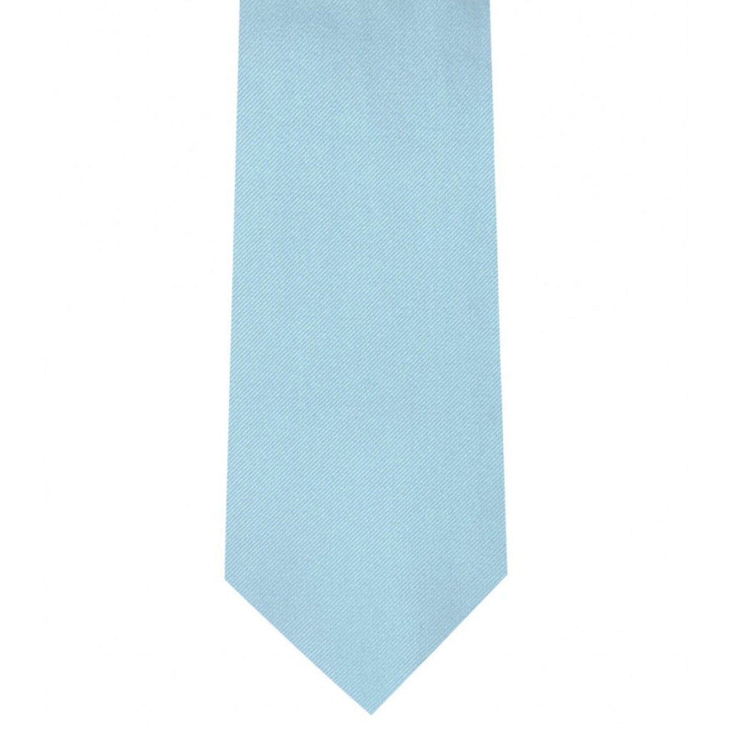Classic Powder Blue Tie Ultra Skinny tie width 2.25 inches With Matching Pocket Square | KCT Menswear