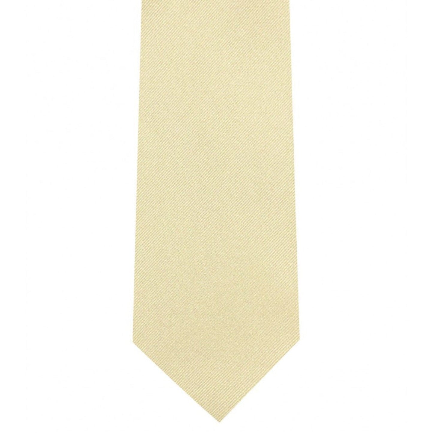 Classic Champagne Tie Ultra Skinny tie width 2.25 inches With Matching Pocket Square | KCT Menswear