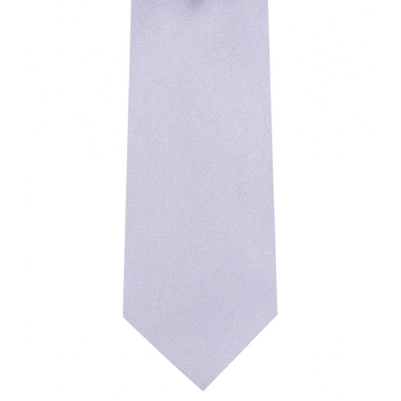 Classic Light Lilac Tie Ultra Skinny tie width 2.25 inches With Matching Pocket Square | KCT Menswear