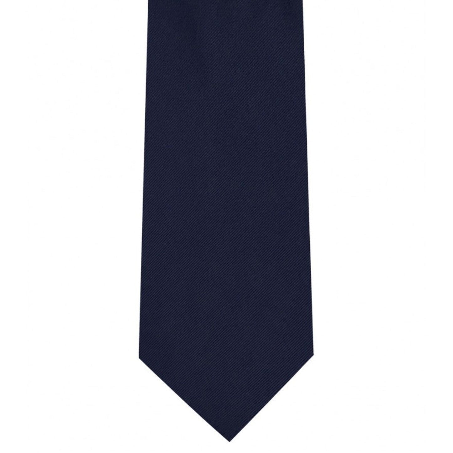 Classic Dark Navy Tie Ultra Skinny tie width 2.25 inches With Matching Pocket Square | KCT Menswear