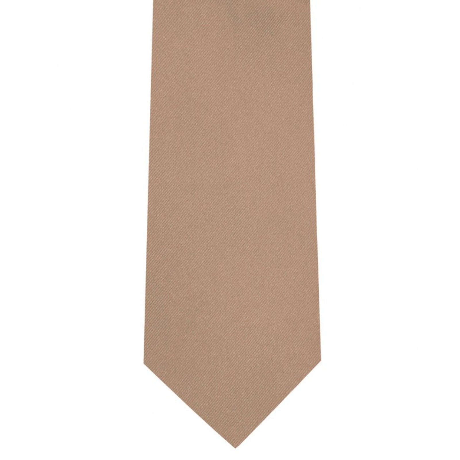 Classic Rose Gold Tie Ultra Skinny tie width 2.25 inches With Matching Pocket Square | KCT Menswear