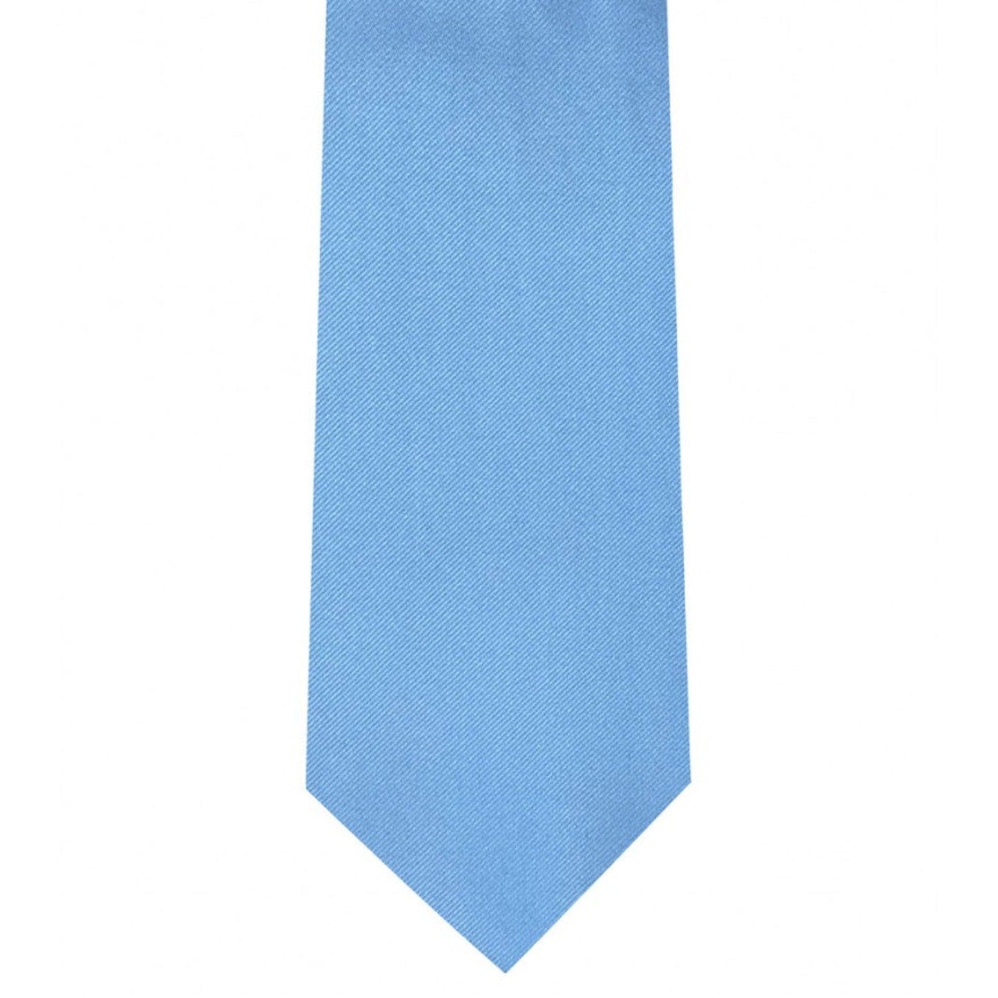 Classic Baby Blue Tie Ultra Skinny tie width 2.25 inches With Matching Pocket Square | KCT Menswear