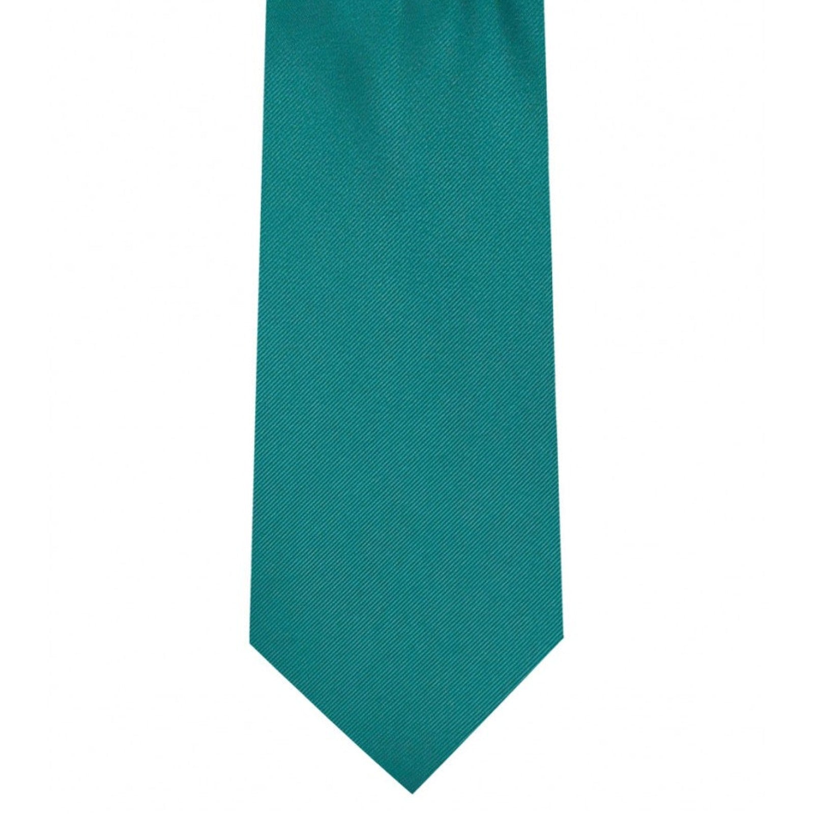 Classic Teal Tie Ultra Skinny tie width 2.25 inches With Matching Pocket Square | KCT Menswear