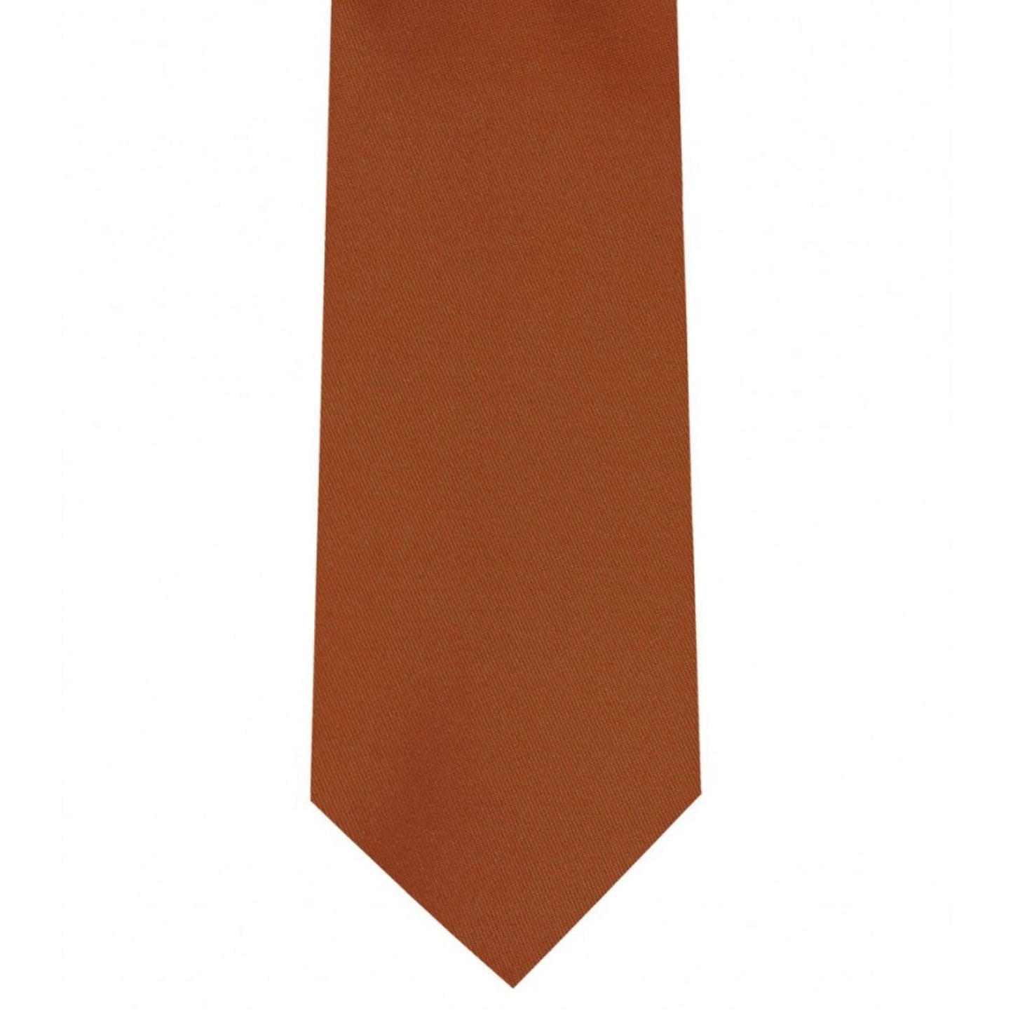 Classic Cinnamon Tie Ultra Skinny tie width 2.25 inches With Matching Pocket Square | KCT Menswear