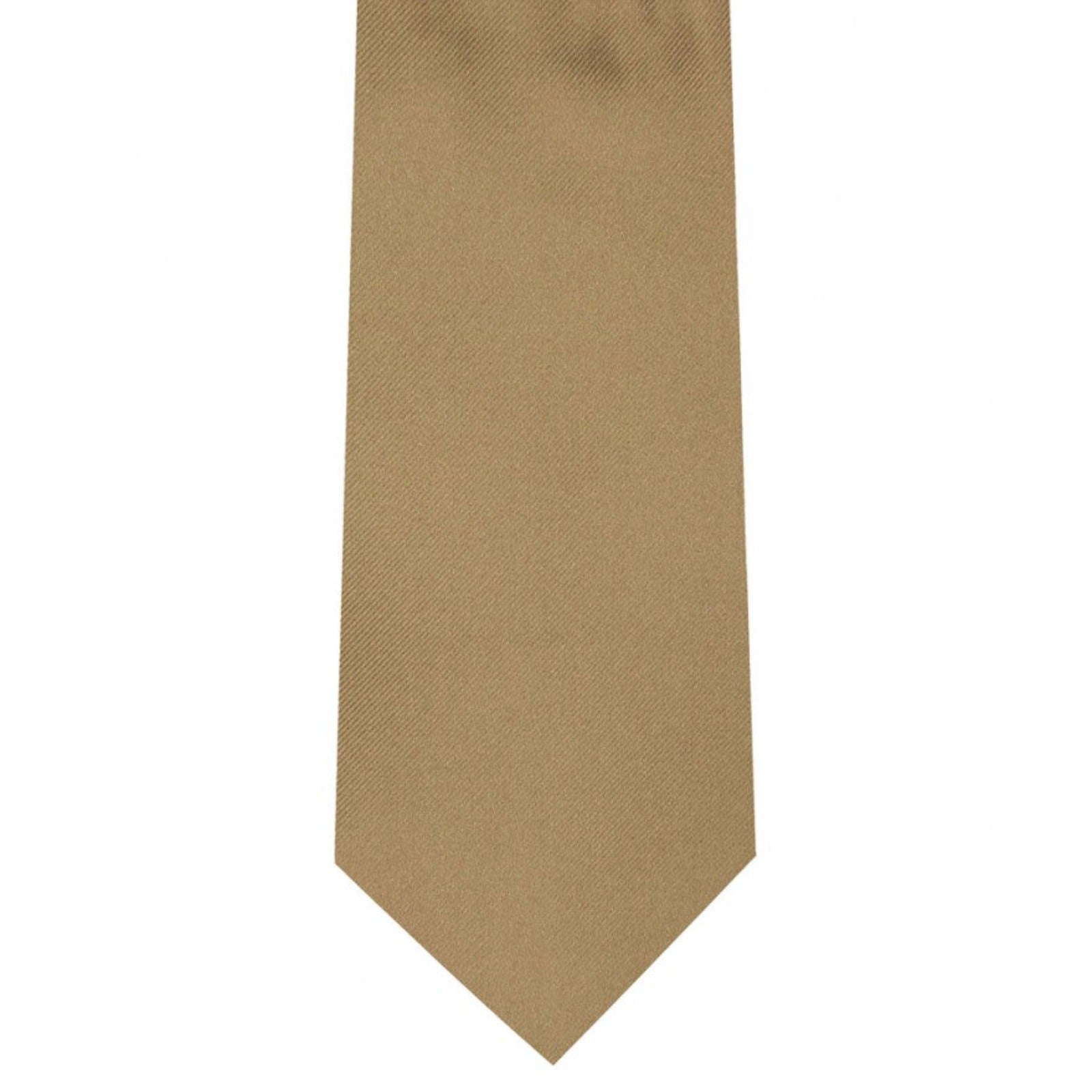 Classic Taupe Tie Ultra Skinny tie width 2.25 inches With Matching Pocket Square | KCT Menswear