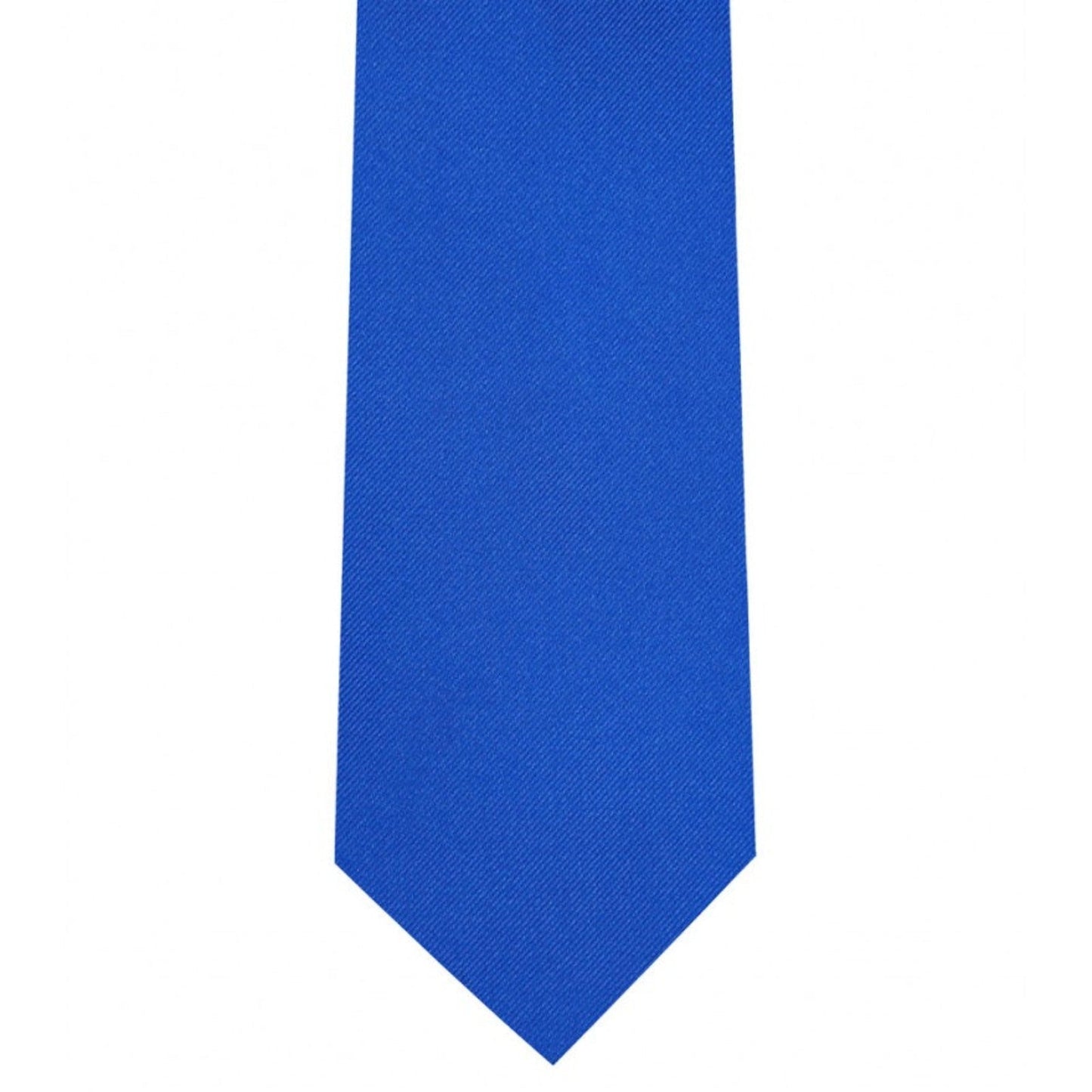 Classic Royal Blue Tie Ultra Skinny tie width 2.25 inches With Matching Pocket Square | KCT Menswear
