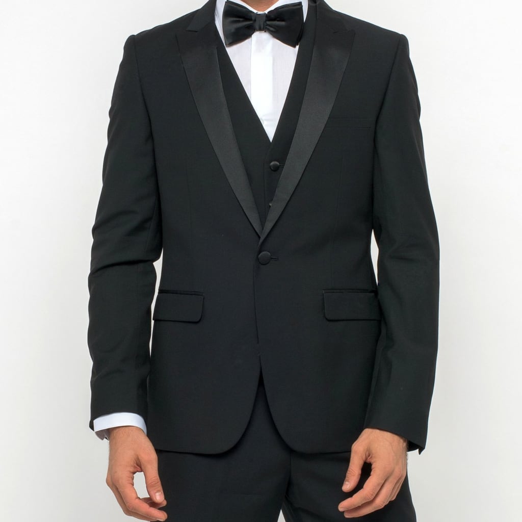 Black Three Piece Tuxedo