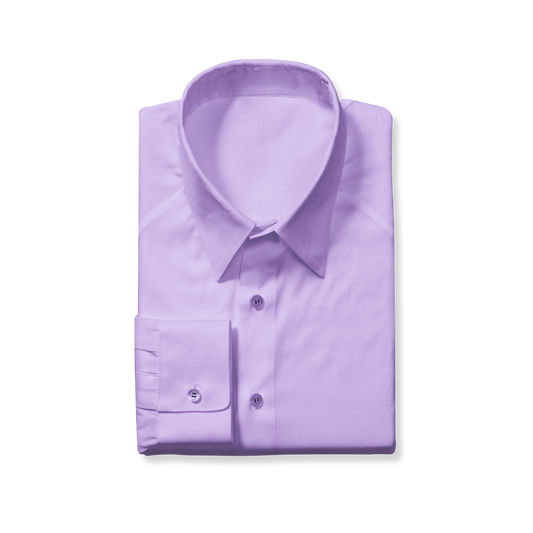 Slim Cut Lavender Dress Shirt
