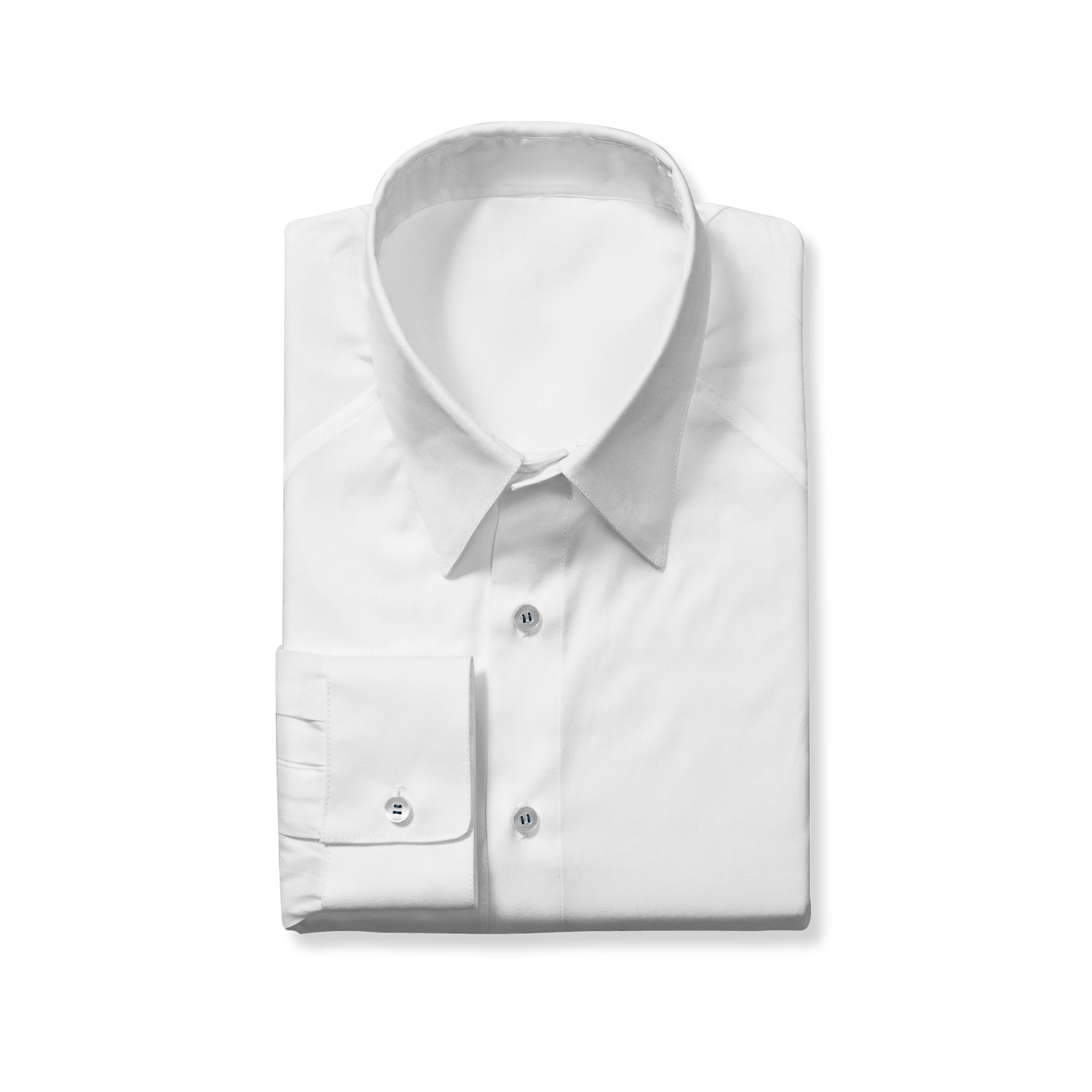 Regular Cut White Dress Shirt