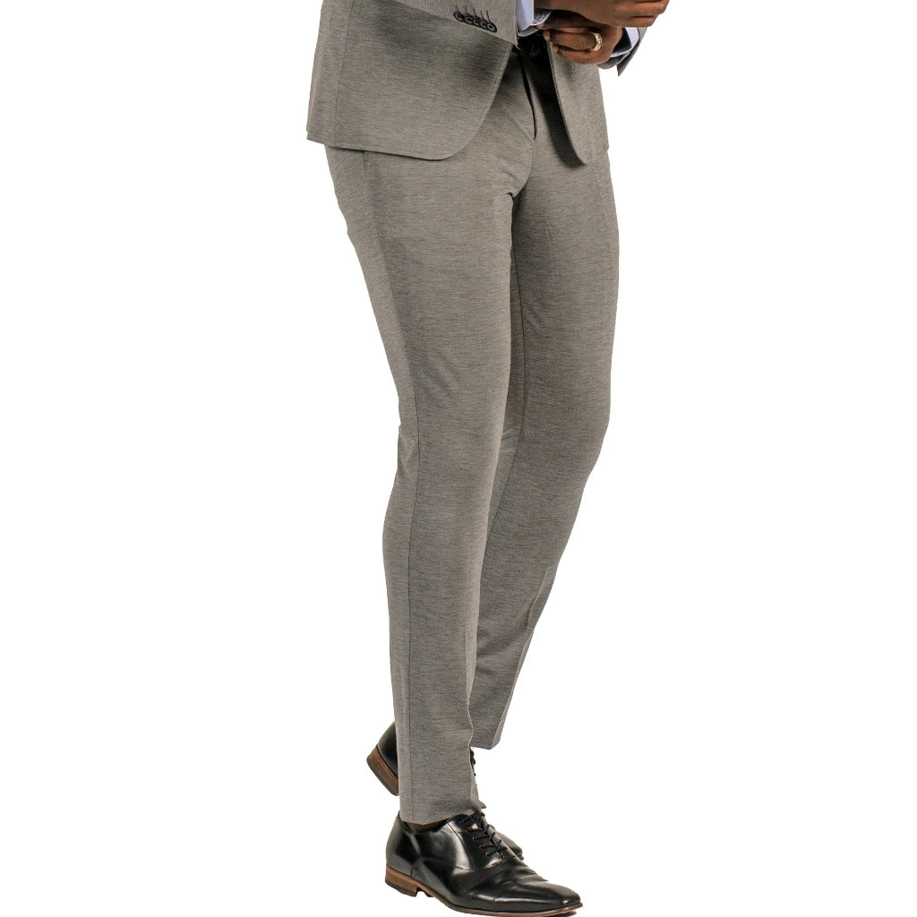 Grey Stretch Suit - Travelers Suit