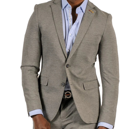 Grey Stretch Suit - Travelers Suit