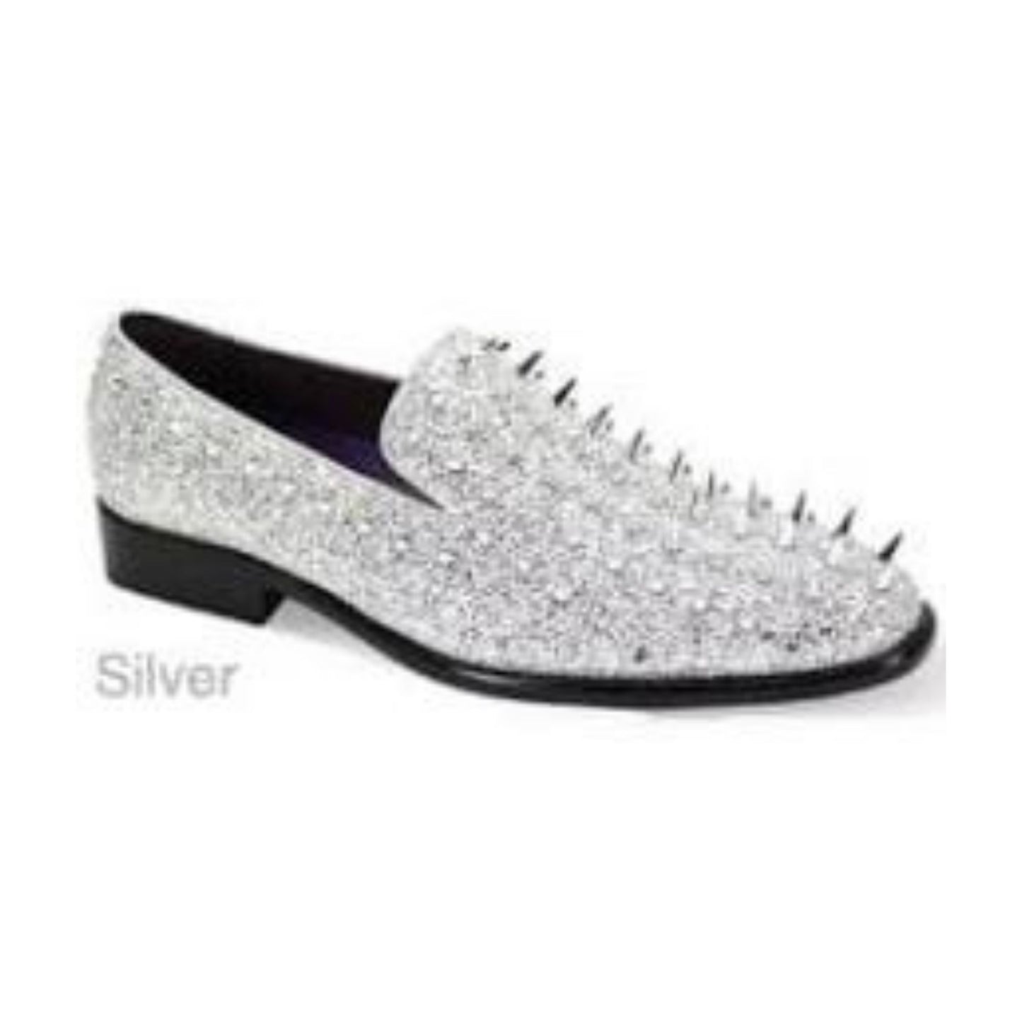 New Silver on Silver Prom Spikes