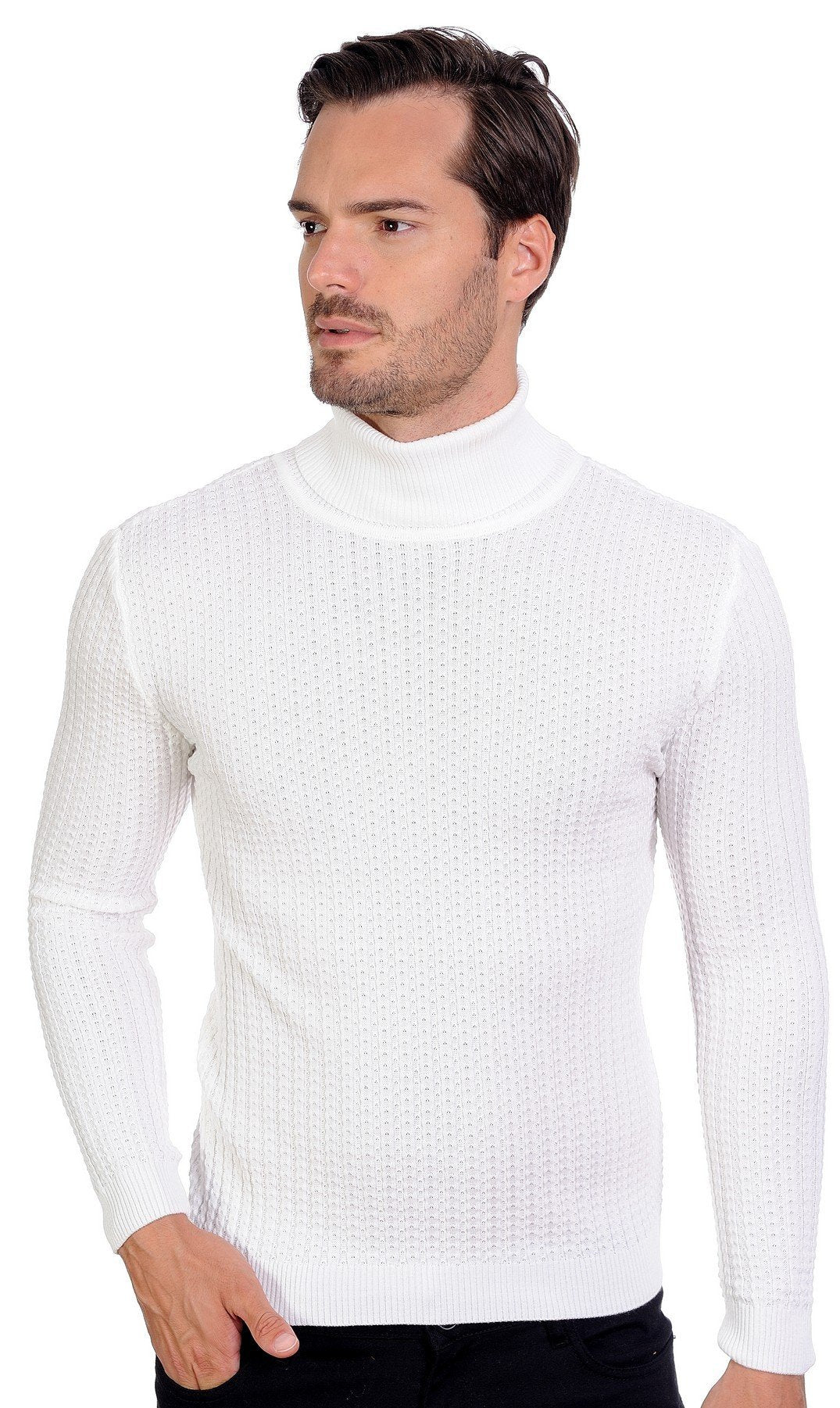 White Turtleneck – KCTMenswear