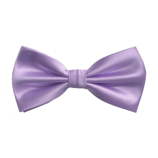 Classic Lilac Bowtie With Matching Pocket Square | KCT Menswear 