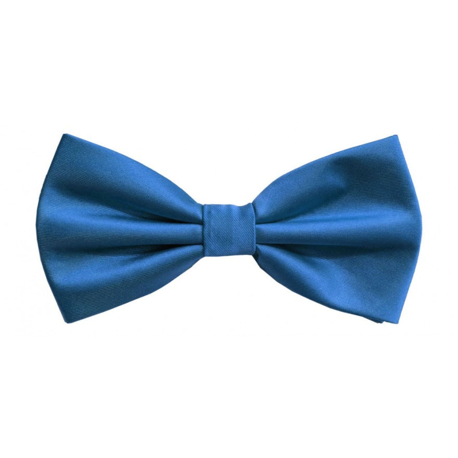 Classic French Blue Bowtie With Matching Pocket Square | KCT Menswear 