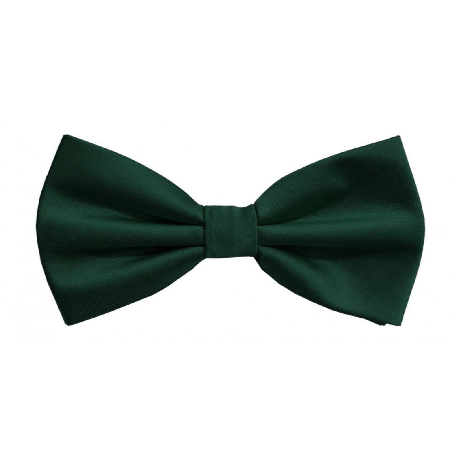 Classic Forest Green Bowtie With Matching Pocket Square | KCT Menswear