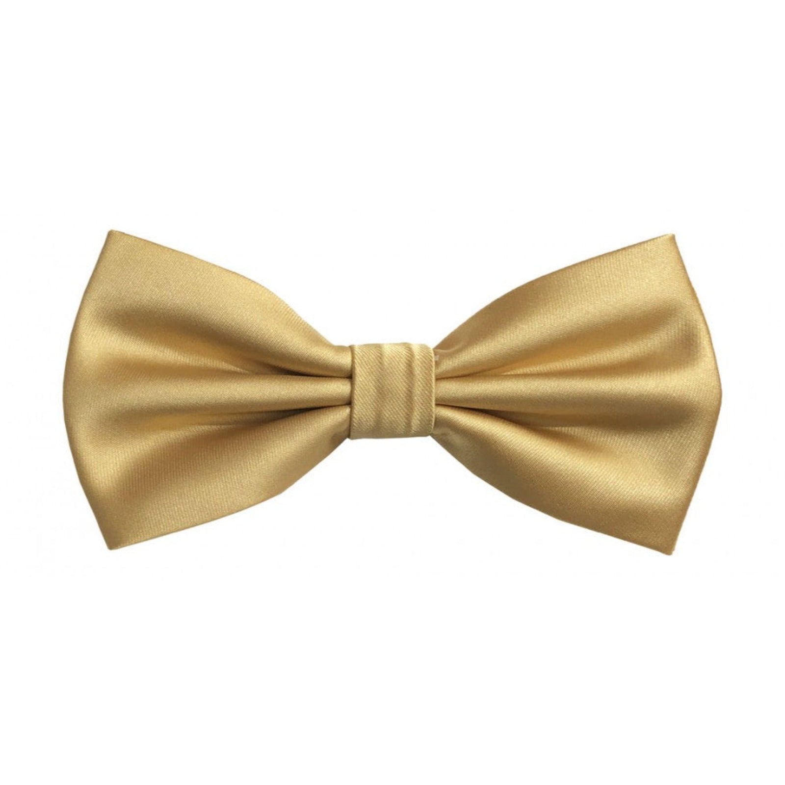 Classic Gold Bowtie With Matching Pocket Square | KCT Menswear