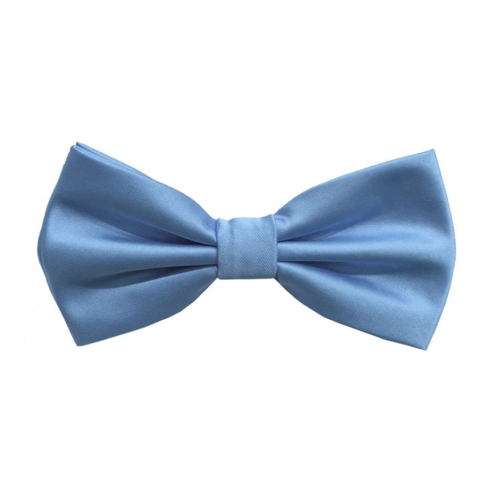 Classic Baby Blue Bowtie With Matching Pocket Square | KCT Menswear