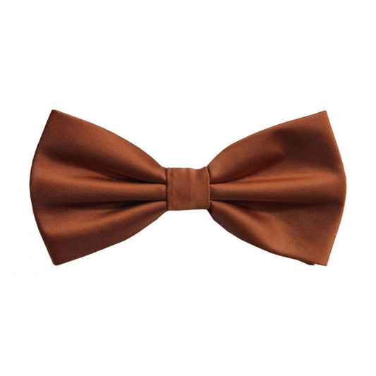 Classic Cinnamon Bowtie With Matching Pocket Square | KCT Menswear 