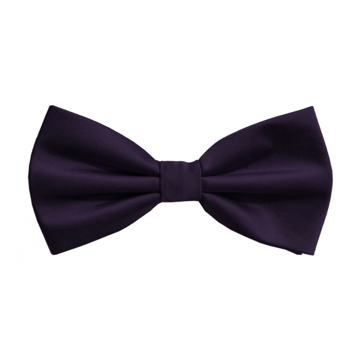 Classic Deep Purple Bowtie With Matching Pocket Square | KCT Menswear