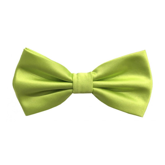 Classic Lime Bowtie With Matching Pocket Square | KCT Menswear