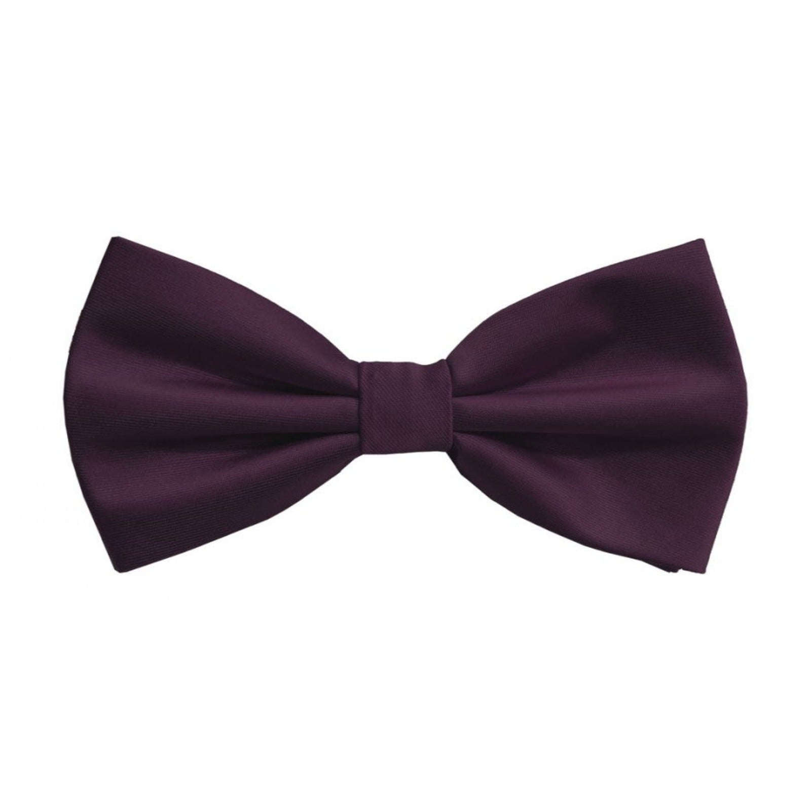 Classic Plum Bowtie With Matching Pocket Square | KCT Menswear 
